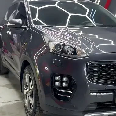 Kia Sportage після поклейки плівки у детейлінг-цеху