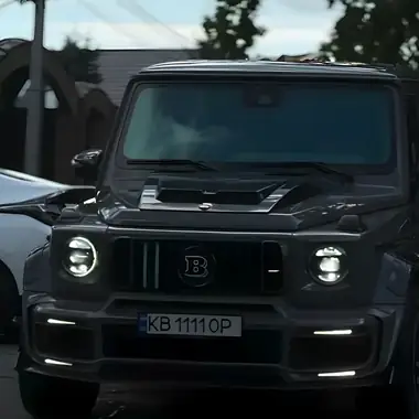Brabus G 900 після мийки, вечір біля VIP мийки